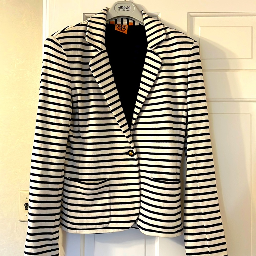 Tory Burch Striped Blazer